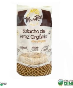 Bolacha Orgânica de Arroz Macrpkant Gergelim