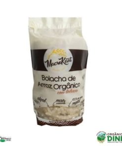 Bolacha Orgânica de Arroz Macrpkant Linhaça