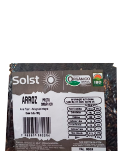 Arroz negro Orgânico Solst (500g)