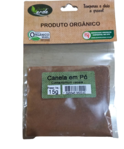 Canela em pó Orgânica Quintal Verde (15g)