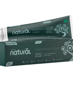 Creme Dental Natural Carvão Ativado Orgânico (80g)