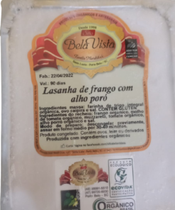 Lasanha Orgânica de Frango c/ Alho Poró Bela Vista (un)