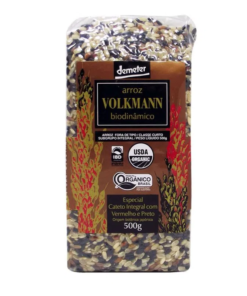 Arroz Cateto Vermelho e Preto Integral Volkmann (500g)