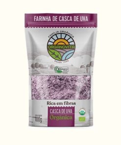 Farinha Casca de Uva Orgânica Organovita (100g)