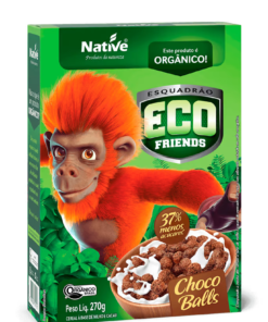 Cereal Orgânico Eco Friends Choco Balls Native (270g)