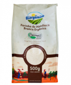 Farinha de Mandioca Branca Biorgânica (500g)