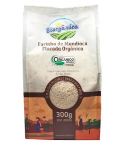 Farinha de Mandioca Flocada Biorgânica (300g)