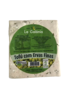 Tofú C/ Ervas finas Orgânico La Colônia  (250g)