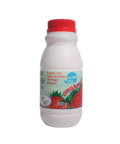 Iogurte Integral de Morango Orgânico Nata da Serra (300g)