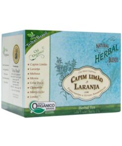 Chá de Capim Limão e Laranja Orgânico 15 Sachês - Tribal Brasil