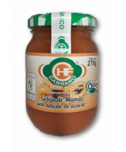 Geleia Orgânica de Mamão Sem Adição de Acucar HF 320g