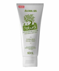 Alcool em Gel 70 Natural com Extrato de Camomila 60 ml