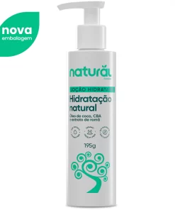 Loção Hidratante Natural com Óleo de Coco, CBA e Extrato de Romã 195g