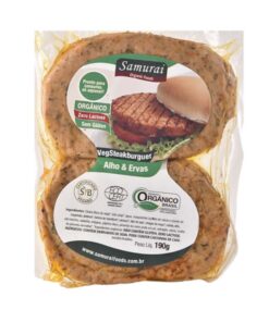 Hambúrguer Vegano Orgânico com Alho e Ervas 190g