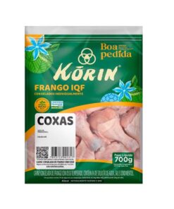 Frango Orgânico Coxas Korin 700g