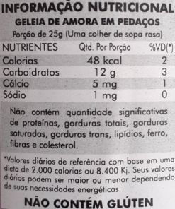 Geleia De Amora em pedaços (Com Adição De Açúcar) 320g (Un)