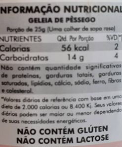 Geleia De Pêssego (Com Adição De Açúcar) 320g (Un)