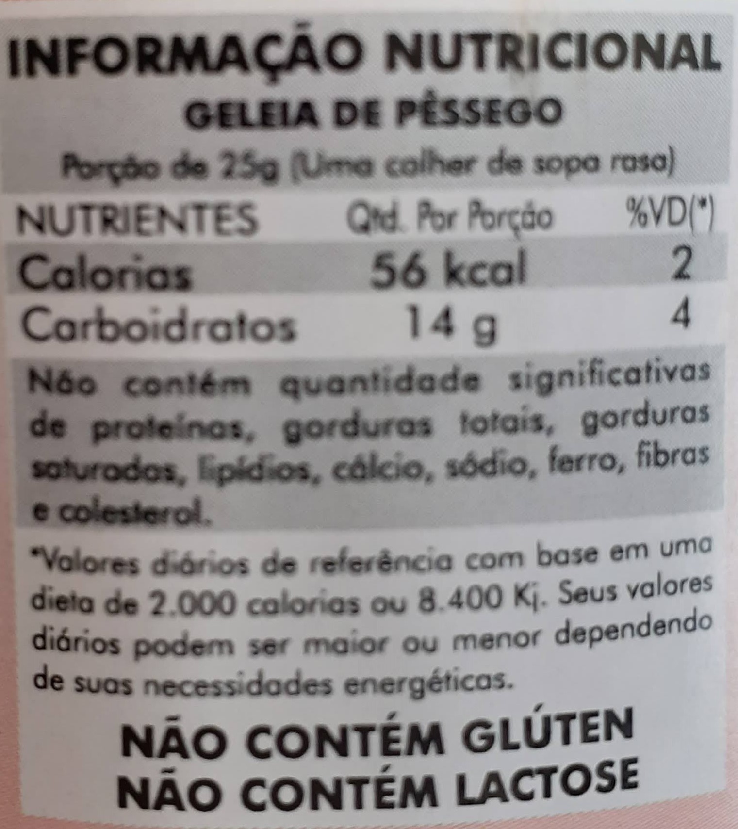GELEIA DE PÊSSEGO  HF Carraro - Agroindústria de Produtos Orgânicos