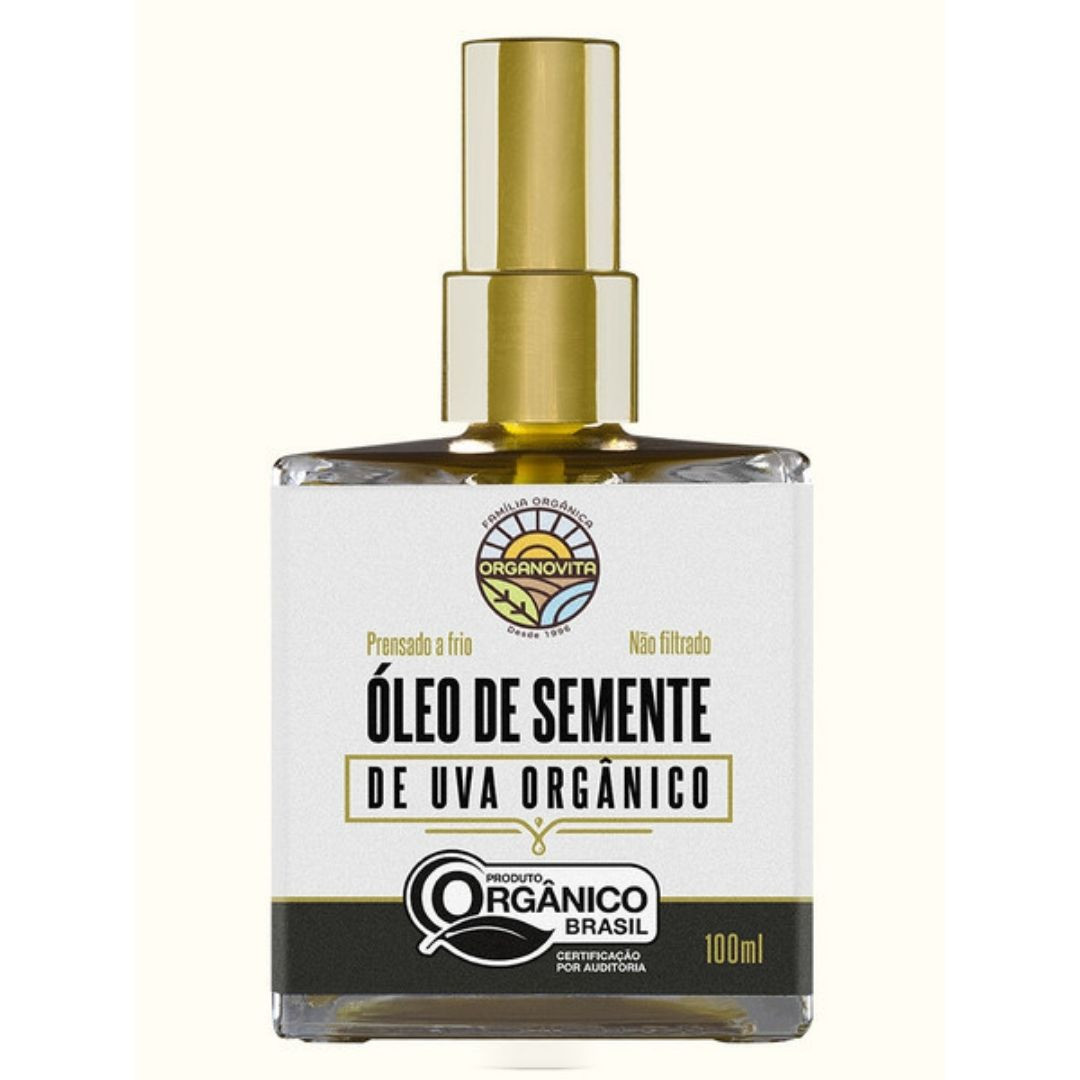 Óleo de Semente de Uva Orgânico Organovita (100ml)